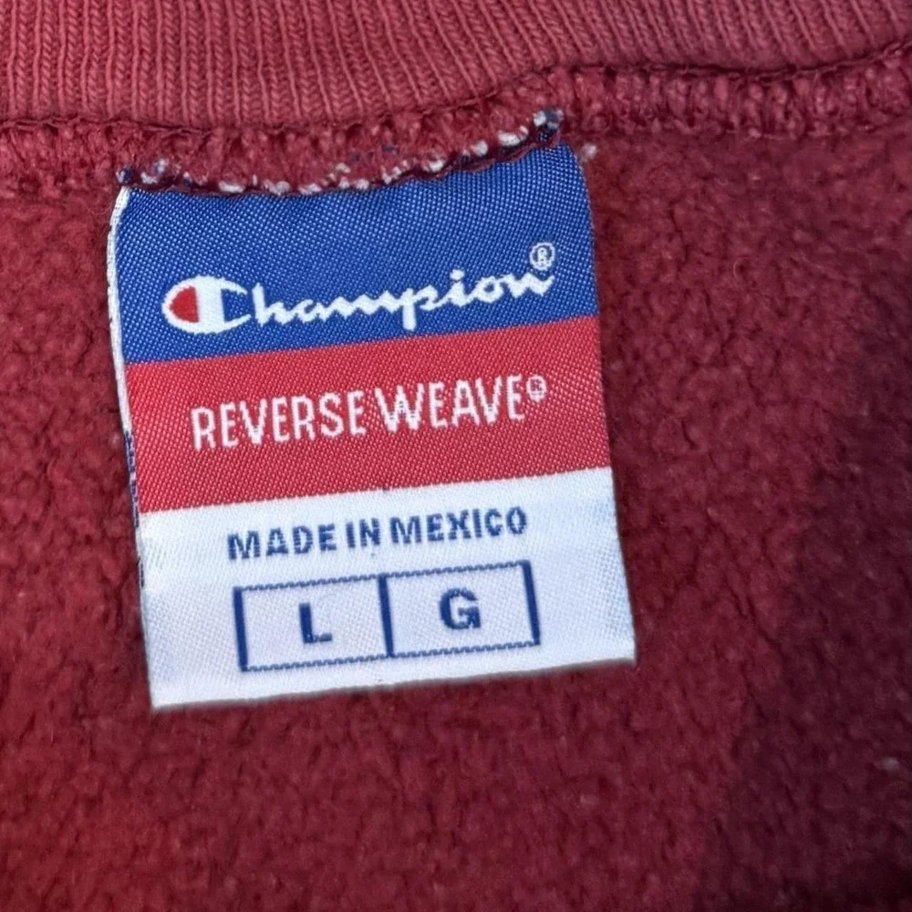 Vintage Champion Reverse Weave Florida State Seminoles Red Sweater Adult Large